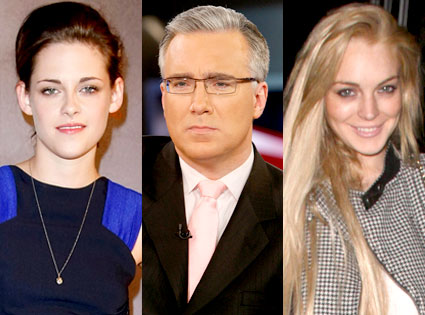 Kristen Stewart, Keith Olbermann, Lindsay Lohan Kristen Stewart, Keith Olbermann, Lindsay Lohan